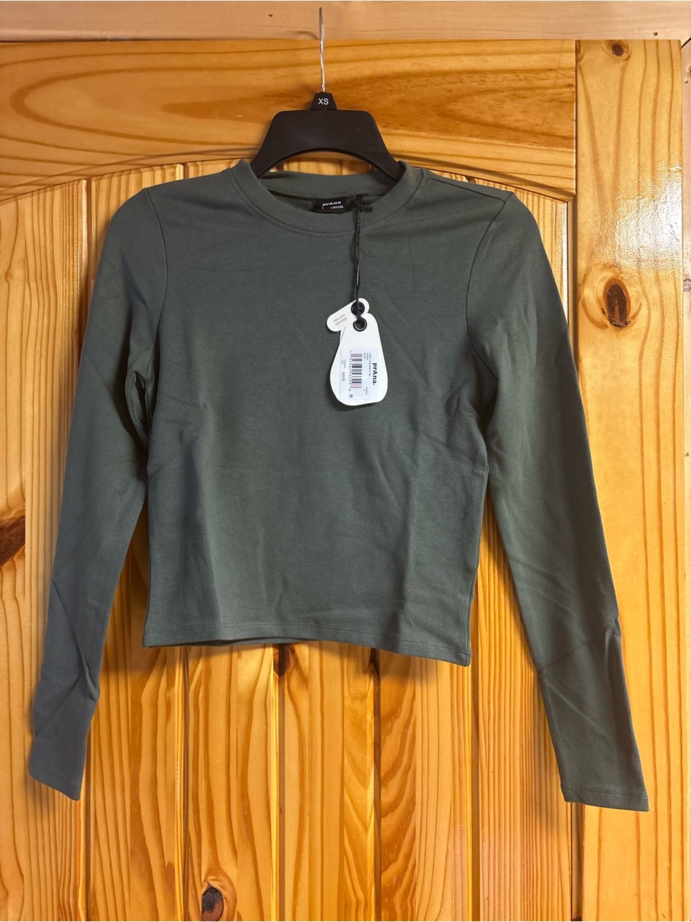 Prana Olive Crewneck Long Sleeve Top